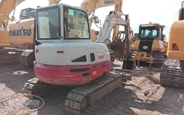 Used Excavator,Used Excavator in yard,Used Takeuchi in yard,Front of used Takeuchi